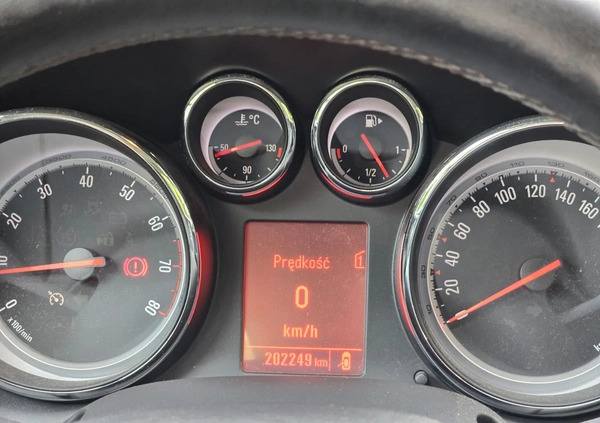 Opel Astra cena 31500 przebieg: 202200, rok produkcji 2012 z Mińsk Mazowiecki małe 154